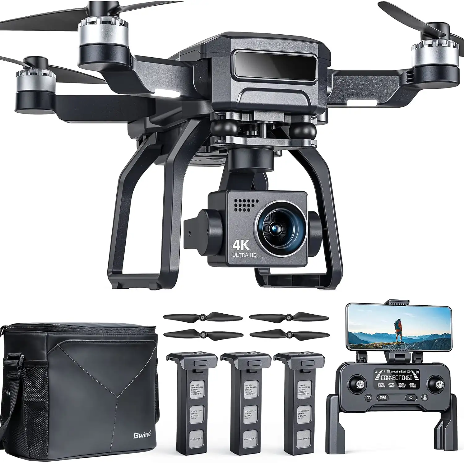 Bwine F7 GPS Drones with Camera for Adults 4K Night Vision - 1